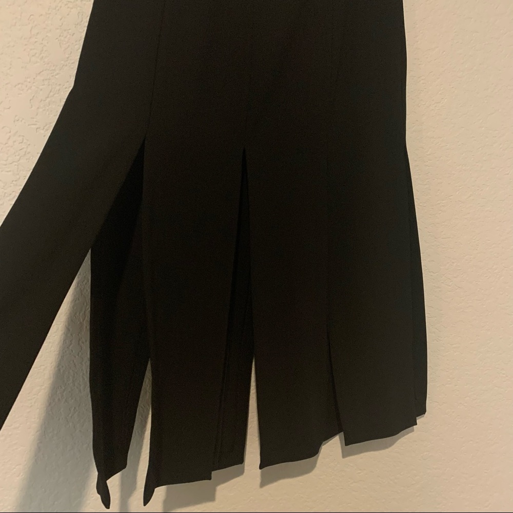 New Zara Panel Slit Black Skirt 7903/878 - Picture 7 of 7